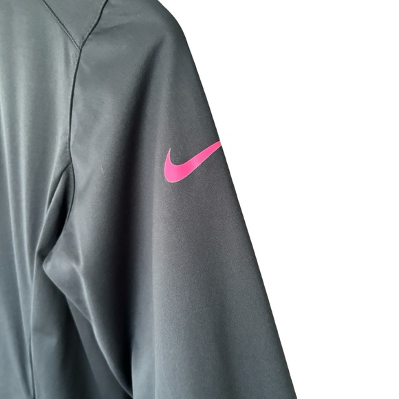 Nike Golf Womens Grey 1/2 Zip Pullover with Bright Pink Accents XS - Picture 6 of 16
